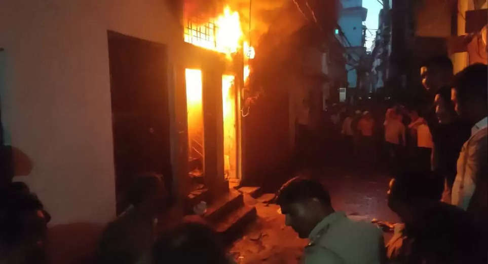Five including mother-in-law and daughter-in-law were burnt to death due to fire in the house