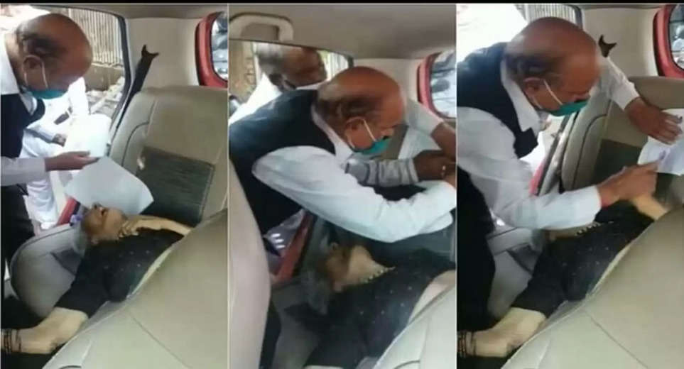 UP Crime: The dead body of the old woman was kept in the car, and stopped on the way and got the will of the property done with thumb impression
