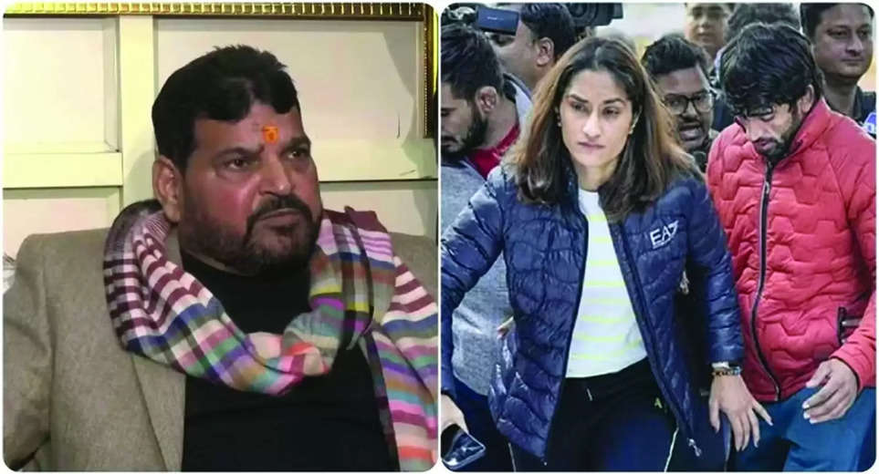 Wrestlers Protest News: Female wrestler hugged me, not me, getting medal doesn't mean one can't lie: Brijbhushan