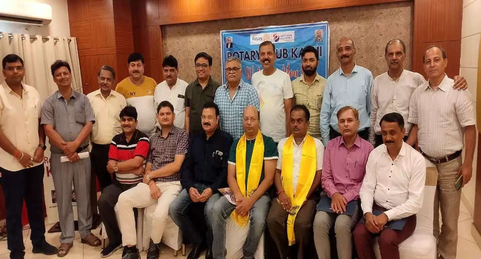 Varanasi News: Arrival of new members in Rotary Club